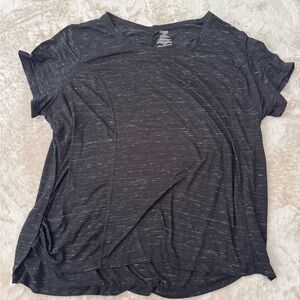 Danskin Now Charcoal Heather Short Sleeve Tee